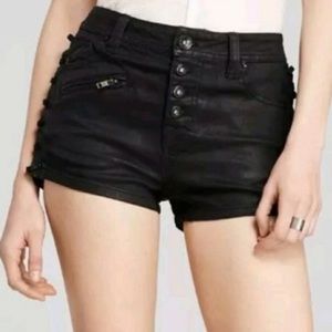 Free People denim shorts